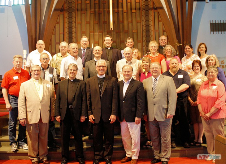 All of the District Councils with the Bishop